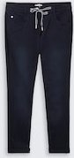 TOM TAILOR Damen Tapered Relaxed Hose, blau, Uni, Gr. 40/28
