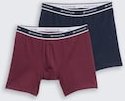 TOM TAILOR Herren Kurze Boxershorts im 2er-Pack, rot, Gestreift, Gr. L/6