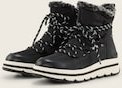 TOM TAILOR Damen Gefütterte Stiefel mit Plateau, schwarz, Uni, Gr. 38
