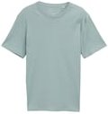 TOM TAILOR DENIM Herren Basic T-Shirt aus Baumwolle, blau, Uni, Gr. S