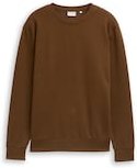 Thumbnail - TOM TAILOR Herren Basic Sweatshirt in Unifarben, braun, Uni, Gr. M