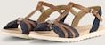 Thumbnail - TOM TAILOR Damen Flache Sandalen mit Stickereien, blau, Uni, Gr. 36
