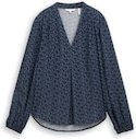 Thumbnail - TOM TAILOR Damen Bluse mit Muster, blau, Gemustert, Gr. 38
