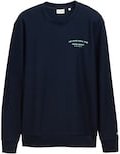 Thumbnail - TOM TAILOR Herren Sweatshirt aus Baumwolle, blau, Uni, Gr. XL