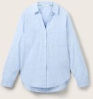 TOM TAILOR Damen Bluse mit Brusttaschen, blau, Meliert, Gr. 44