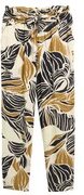 Thumbnail - TOM TAILOR Damen Loose Slim Paperbag Hose, beige, Gemustert, Gr. 42/28