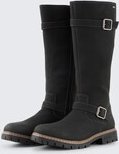 TOM TAILOR Damen Wasserfeste Stiefel mit Fütterung, schwarz, Uni, Gr. 38