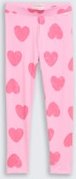 TOM TAILOR Mädchen Leggings mit Herz-Muster, rosa, Gemustert, Gr. 122