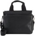 Thumbnail - TOM TAILOR Damen TTRELLA L Shopper mit gewebtem Trageriemen, schwarz, Uni, Gr. ONESIZE