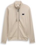 Thumbnail - TOM TAILOR Herren Ultralight Sweatjacke mit Stehkragen, braun, Uni, Gr. XL