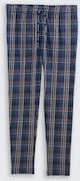 TOM TAILOR Herren Pyjama-Hose mit Karomuster, blau, Kariert, Gr. 48