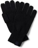 TOM TAILOR Herren Handschuhe mit Kaschmir-Anteil, schwarz, Uni, Gr. S/M