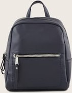 TOM TAILOR Damen TTTINNA S Rucksack aus Lederimitat, blau, Uni, Gr. ONESIZE