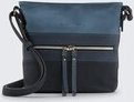 Thumbnail - TOM TAILOR Damen TTELLEN M Umhängetasche mit Colour-Blocking, blau, Uni, Gr. ONESIZE