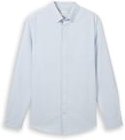 Thumbnail - TOM TAILOR Herren Regular Fit Hemd mit Brusttasche, blau, Gestreift, Gr. XL