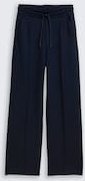 TOM TAILOR DENIM Damen Straight Scuba Hose, blau, Uni, Gr. S