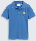 TOM TAILOR Jungen Piqué Poloshirt aus Baumwolle, blau, Uni, Gr. 92/98