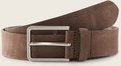 Thumbnail - TOM TAILOR DENIM Herren TTCHARLIE Ledergürtel mit eckiger Dornschließe, braun, Uni, Gr. 85
