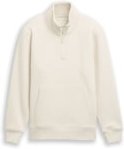 Thumbnail - TOM TAILOR Jungen Troyer Sweatshirt, weiß, Uni, Gr. 176