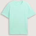 TOM TAILOR Herren Piqué T-Shirt mit Stretch, grün, Uni, Gr. XXL