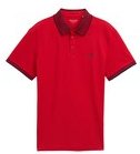 Thumbnail - TOM TAILOR Herren Piqué Poloshirt mit Stretch, rot, Uni, Gr. L