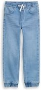 TOM TAILOR Jungen Straight Jogger Jeans mit Stretch, blau, Uni, Gr. 128