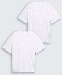 TOM TAILOR Herren T-Shirts mit V-Ausschnitt im 2er-Pack, weiß, Uni, Gr. XXXL