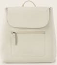 TOM TAILOR Damen TTELIS S Rucksack aus Lederimitat, weiß, Uni, Gr. ONESIZE