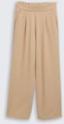 TOM TAILOR DENIM Damen Wide Leg Hose, braun, Uni, Gr. XS