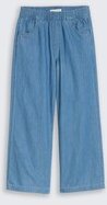 TOM TAILOR Mädchen Wide Leg Jeans, blau, Uni, Gr. 128
