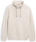 Thumbnail - TOM TAILOR Herren Snood Strickpullover in Melange-Optik, weiß, Meliert, Gr. XXXL