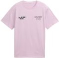 TOM TAILOR Jungen T-Shirt mit Print, rosa, Uni, Gr. 140