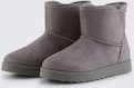TOM TAILOR Damen Gefütterte Schneestiefel, grau, Uni, Gr. 38