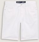 TOM TAILOR DENIM Herren TTWAYLEN RELAXED Jeans Shorts aus Baumwolle, weiß, Uni, Gr. XS