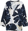 Thumbnail - TOM TAILOR Damen Crinkle Blusenshirt, blau, Geblümt, Gr. XXL