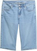 Thumbnail - TOM TAILOR Damen TTALEXA SLIM BERMUDA Jeans Shorts, blau, Uni, Gr. 28
