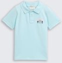 TOM TAILOR Jungen Piqué Poloshirt, blau, Uni, Gr. 128/134