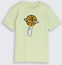 Thumbnail - TOM TAILOR Jungen T-Shirt mit Wendepailletten, grün, Uni, Gr. 104/110