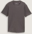 TOM TAILOR DENIM Herren Basic T-Shirt, grau, Uni, Gr. XS