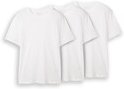 Thumbnail - TOM TAILOR DENIM Herren T-Shirts aus Baumwolle im 3er-Pack, weiß, Uni, Gr. XL