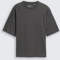 TOM TAILOR DENIM Herren Oversized T-Shirt, grau, Uni, Gr. XS