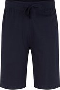 TOM TAILOR Herren Pyjama-Shorts aus Jersey-Material, blau, Logo Print, Gr. 50/M