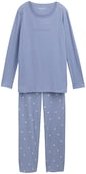 Thumbnail - TOM TAILOR Damen Pyjama-Set mit Punktemuster, blau, Gepunktet, Gr. L/40