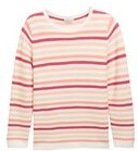 Thumbnail - TOM TAILOR Damen Plus Size - Strickpullover mit Bio-Baumwolle, orange, Gestreift, Gr. 46