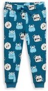 Thumbnail - TOM TAILOR Jungen Basic Jogginghose mit Allover-Print, blau, Gemustert, Gr. 104/110
