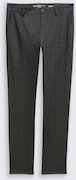 TOM TAILOR DENIM Herren TTSLIM Chino Hose, schwarz, Meliert, Gr. M