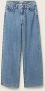 TOM TAILOR Mädchen Wide Leg Jeans, blau, Uni, Gr. 128