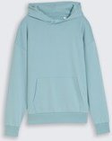 TOM TAILOR Jungen Oversize Hoodie Sweatshirt mit Rückenprint, blau, Uni, Gr. 176