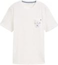 TOM TAILOR Herren T-Shirt mit Brusttasche, weiß, Uni, Gr. XXL