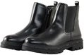 TOM TAILOR Damen Gefütterte Stiefeletten aus Kunstleder, schwarz, Uni, Gr. 37
